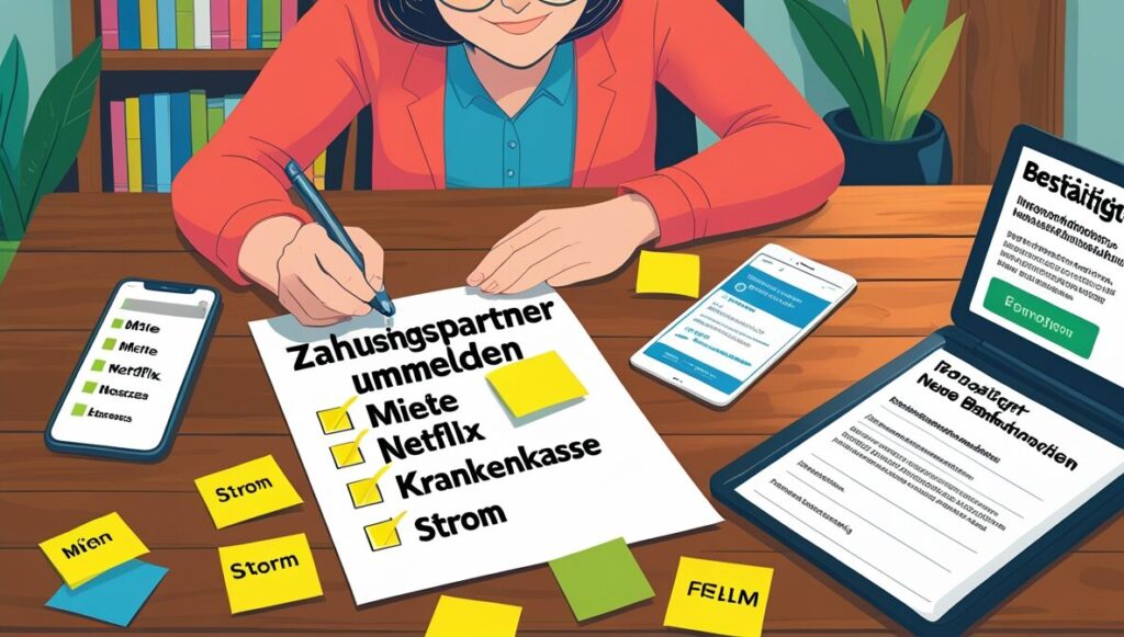 Alle Zahlungspartner informieren