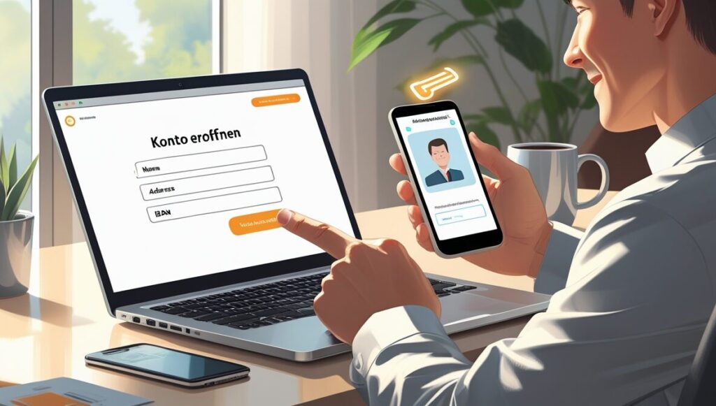 Das neue Konto eröffnen