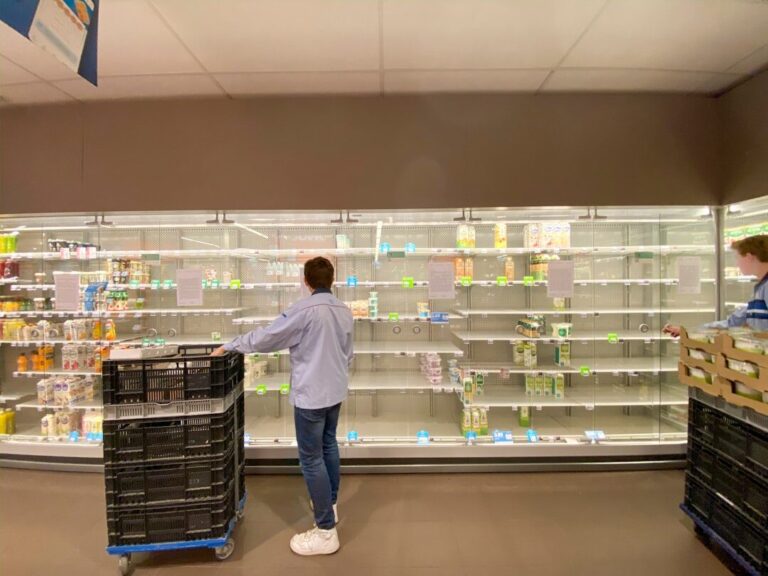 Photo supermarket shopping