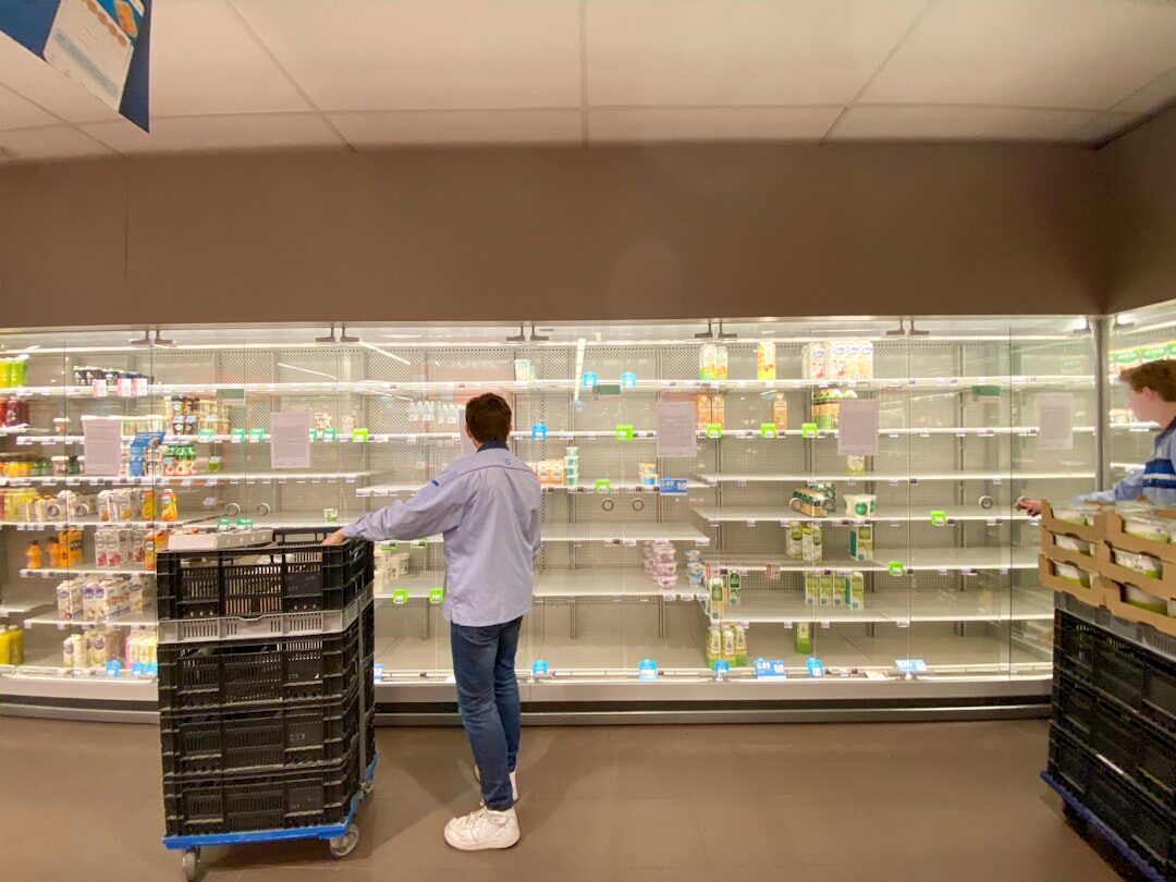 Photo supermarket shopping