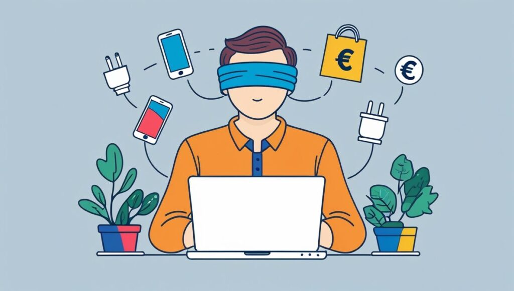 Sparpotential-Rechner: mit verbundenen Augen durch unseren Geldalltag laufen
