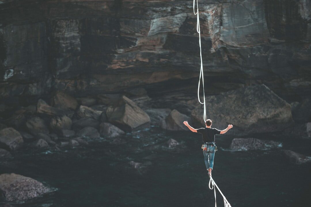 Photo avoiding falls