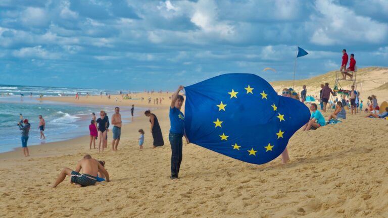 Photo fliegen innerhalb europa