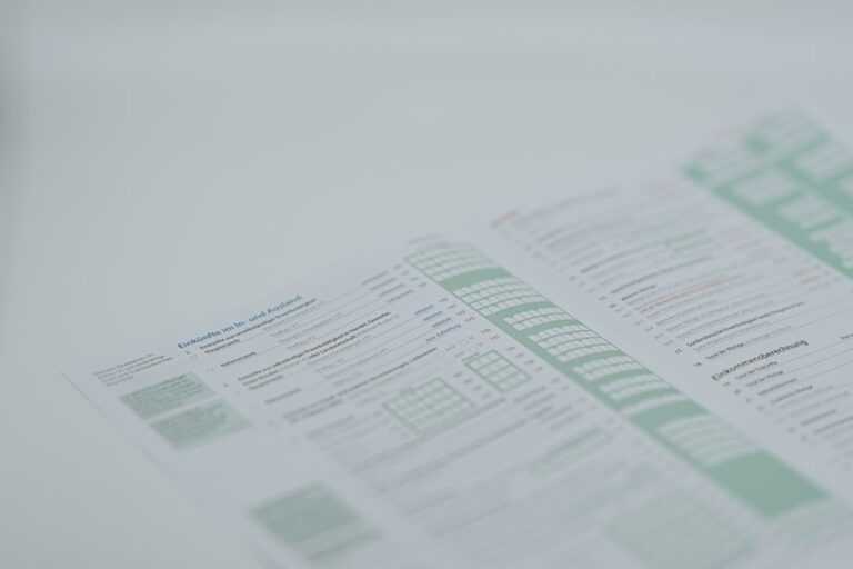 Photo household budget template