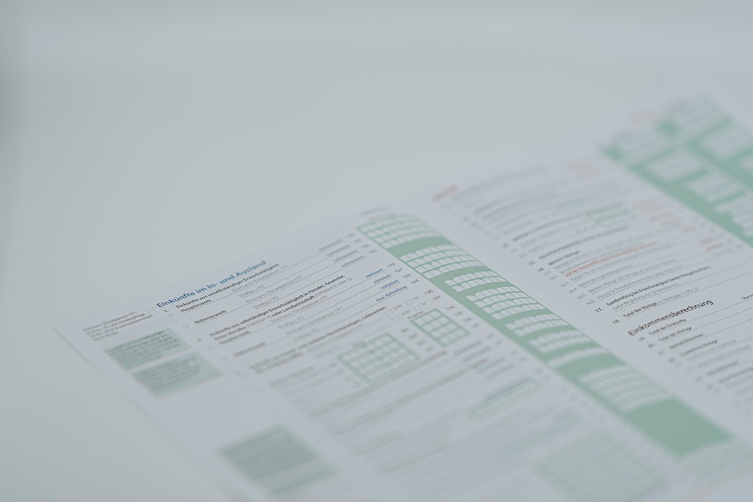 Photo household budget template