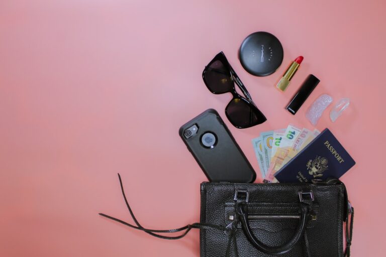 Photo hand luggage essentials